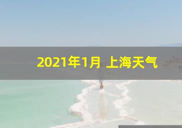 2021年1月 上海天气